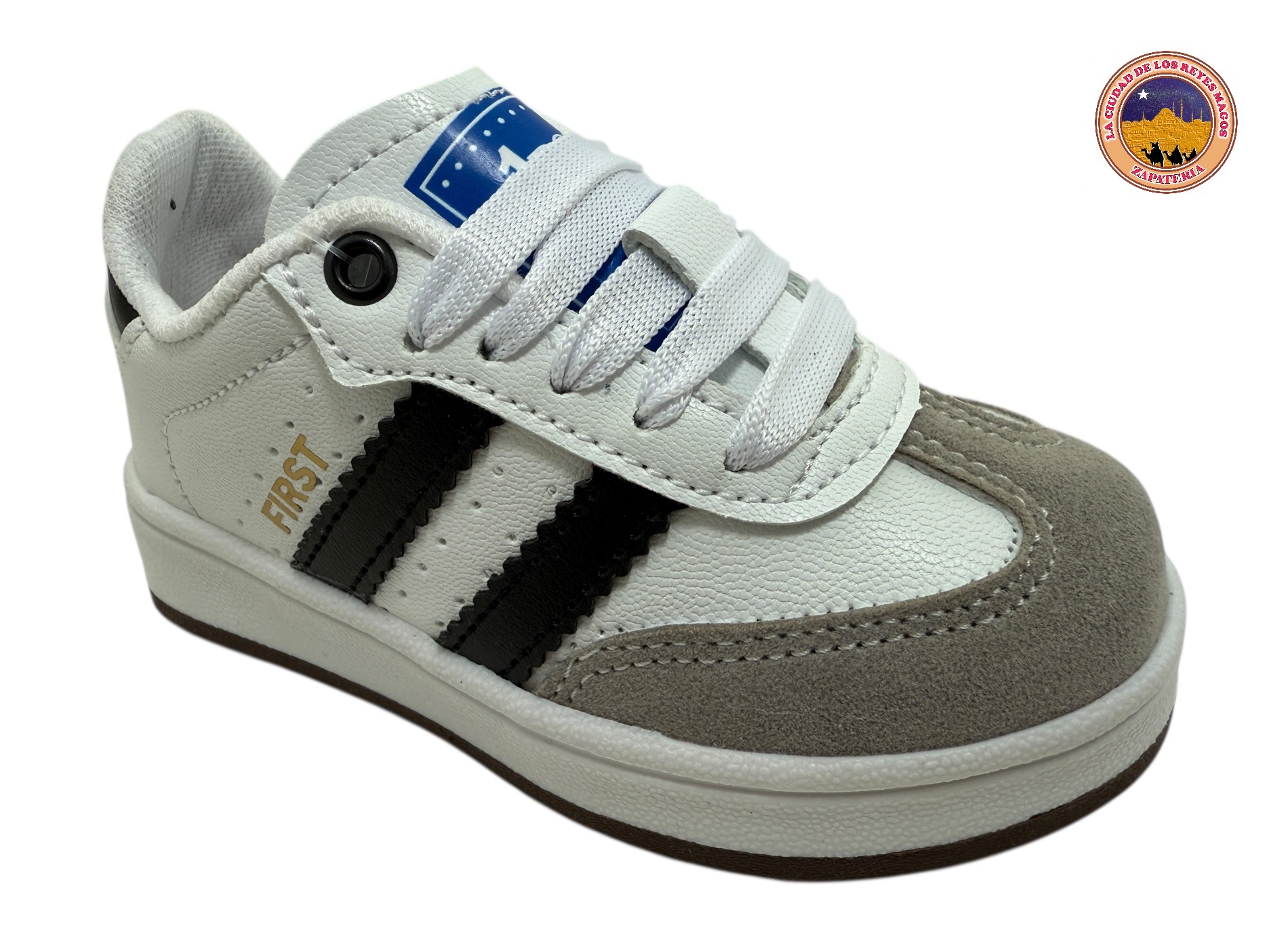 FIRST 16000 BLANCO GRIS NEGRO 12 AL 14.5