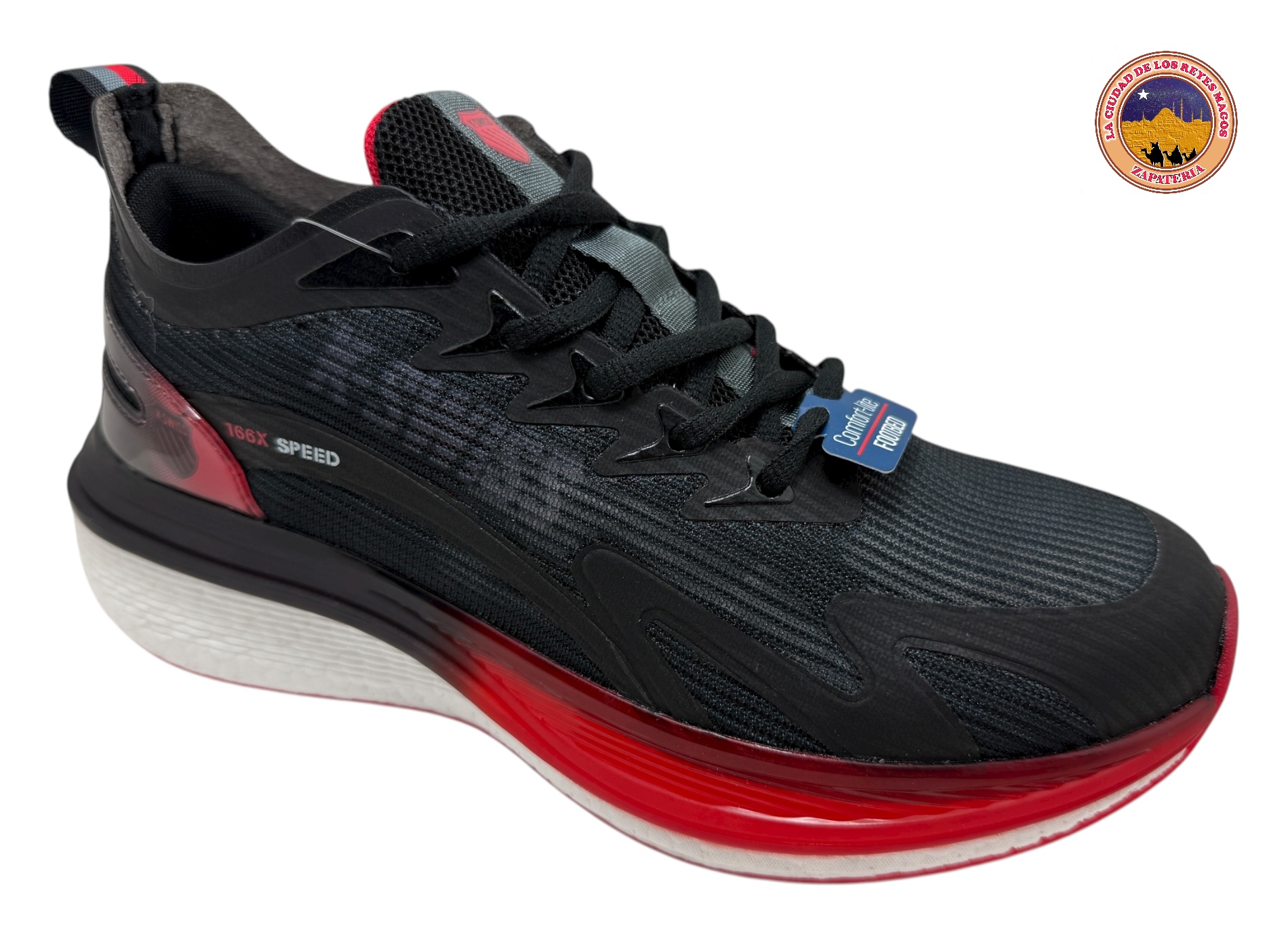KSWISS 727016 NEGRO ROJO