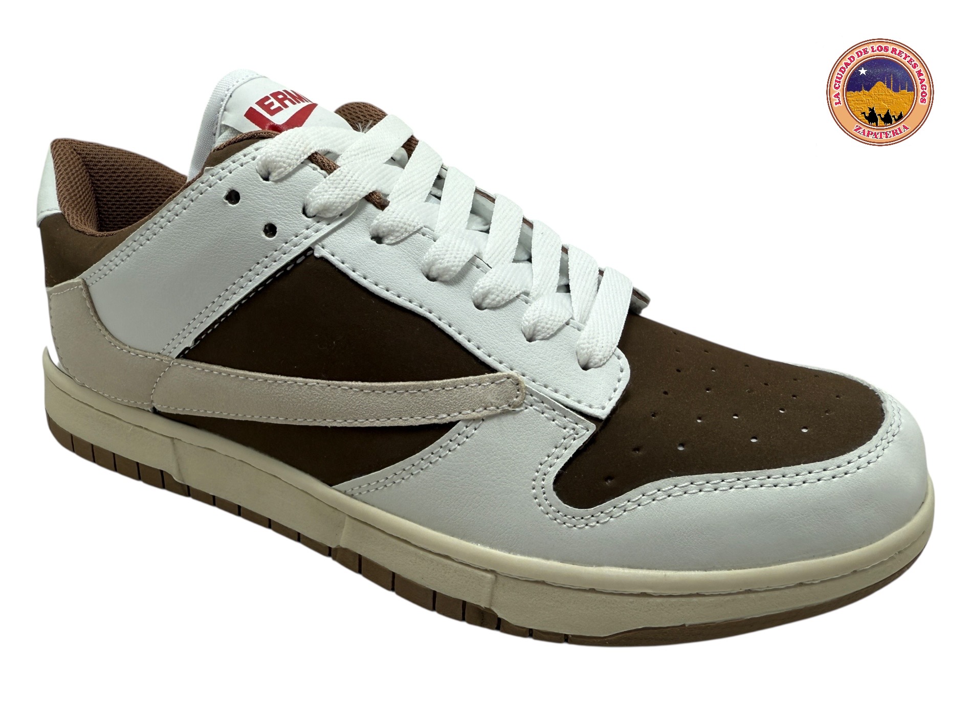 LERMI 7 BLANCO CAFE BEIGE