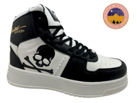 WALQUIR CALACA BOTA NEGRO BLANCO