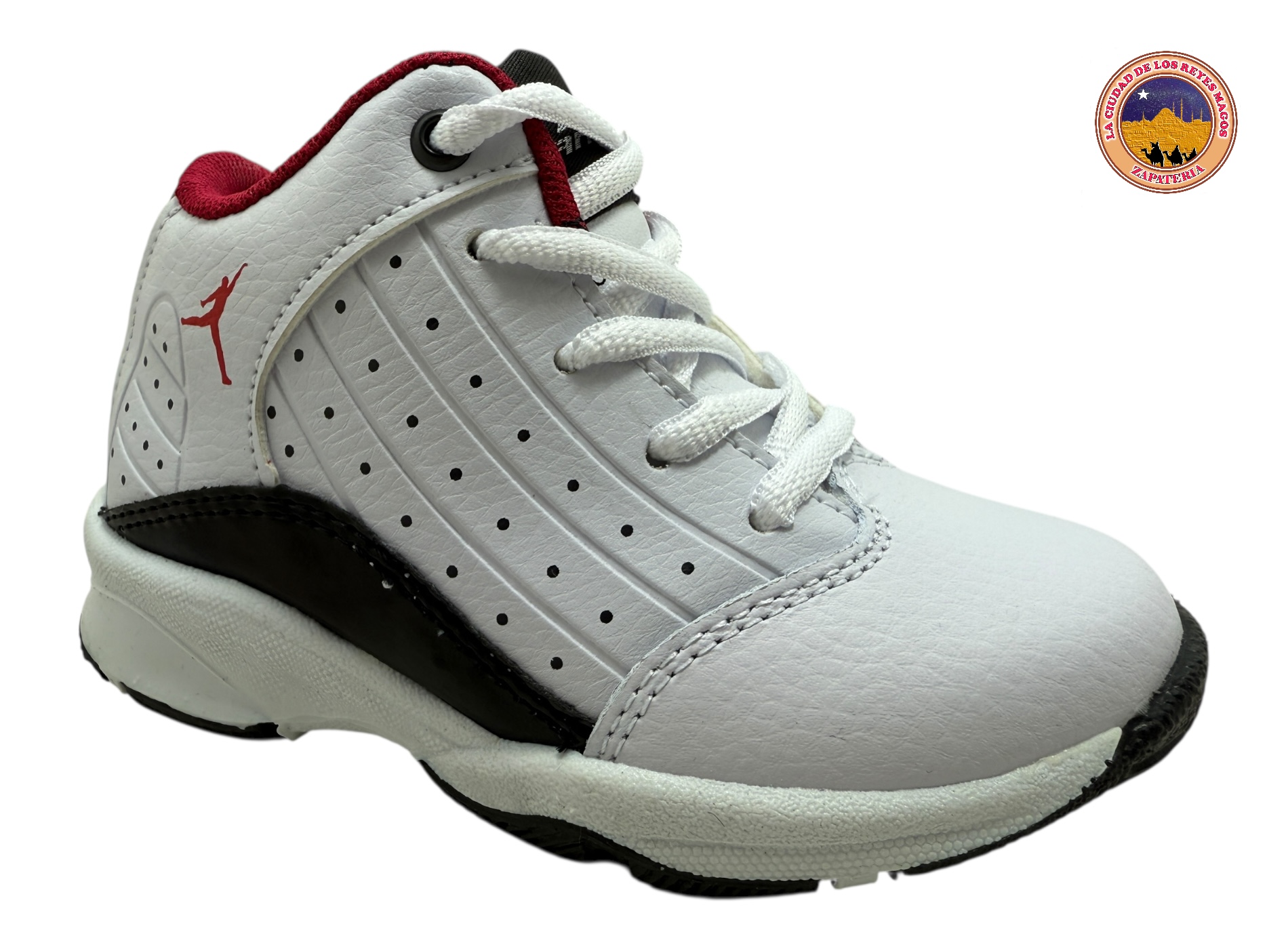 JANLO 587 BLANCO NEGRO ROJO